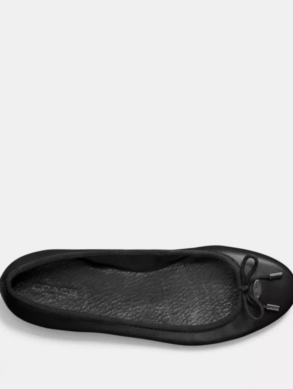 ✨️SALE✨️ COACH Lara Black Ballet Flat with Bow